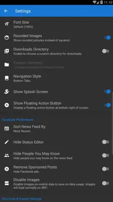 Simple for Facebook android App screenshot 1